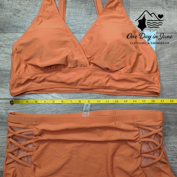 Yonique High Waist Bikini Swimsuit Size 18W - Picture 5 of 7